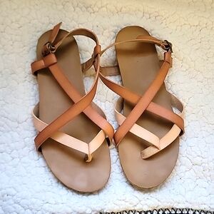 Dream Pairs Sandals. Color Brown and Rose, Size 7